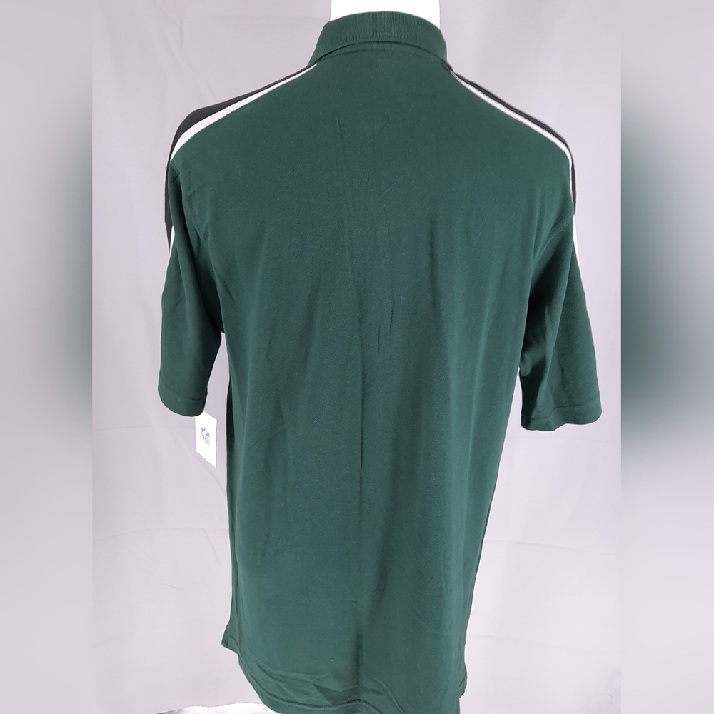NFL New York Jets Green Golf Polo Shirt Men's Size L Short Sleeve Embroidered - Picture 6 of 8